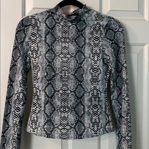 Snake Print Long Sleeve